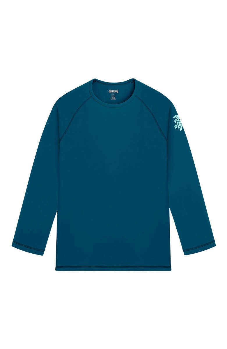 Vilebrequin Men's Solid Long Sleeve Rashguard, Alternate, color, Paon