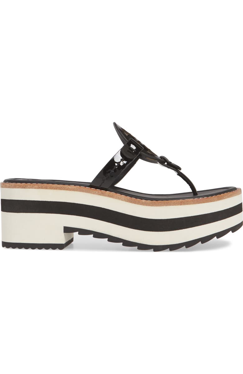 Tory Burch Miller Platform Sandal, Alternate, color,