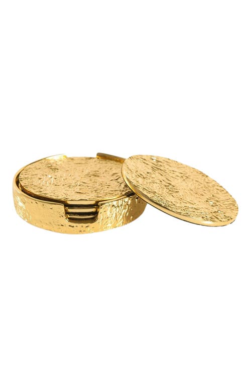 Lunares Nest Coaster In Gold