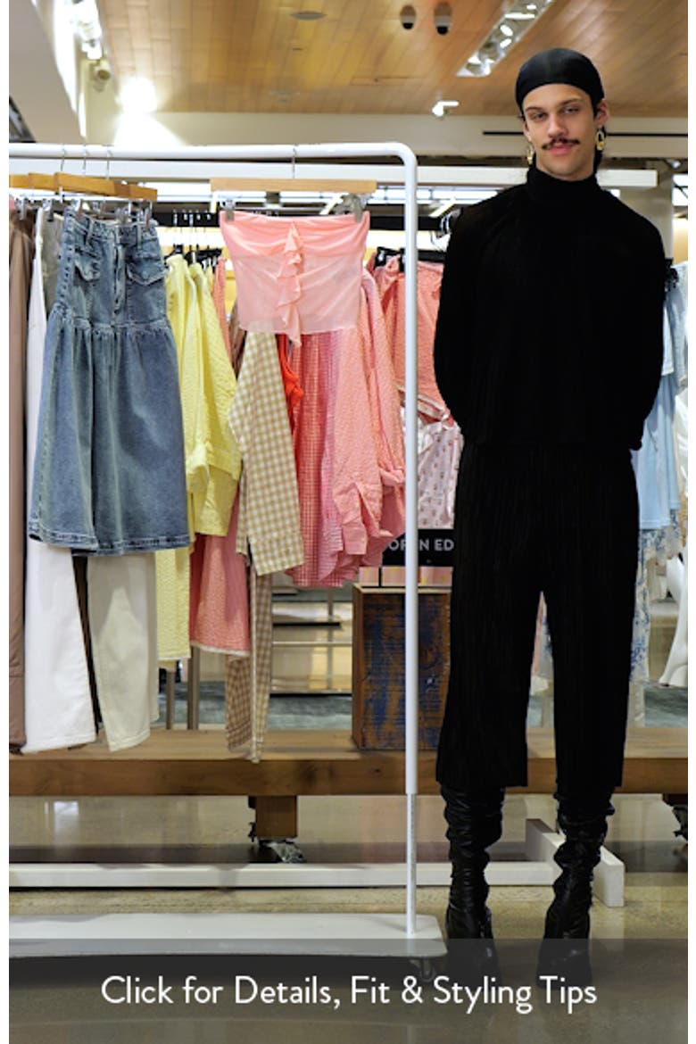 Solange Ruffle Mesh Tube Top video