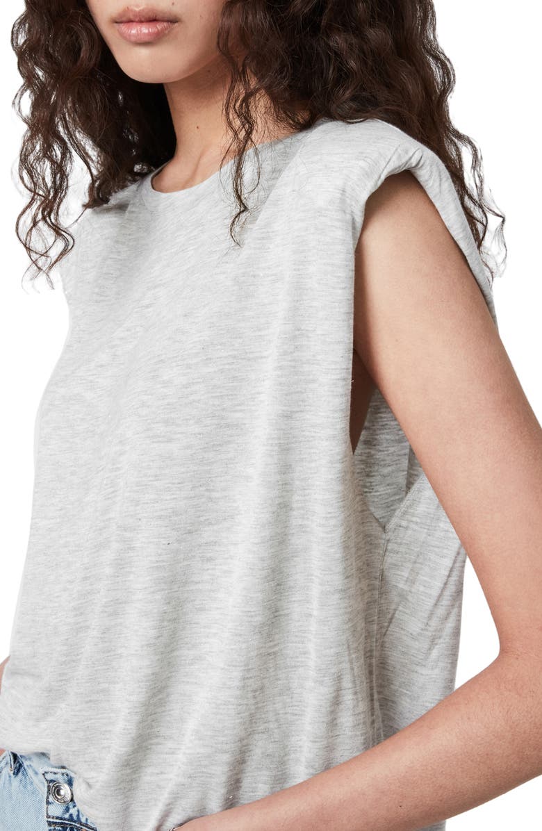 AllSaints Coni Shimmer Tank, Alternate, color,