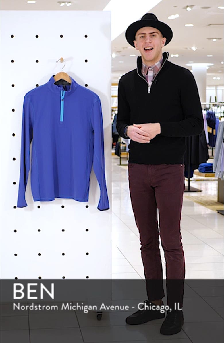 Tate Quarter Zip Pullover, sales video thumbnail
