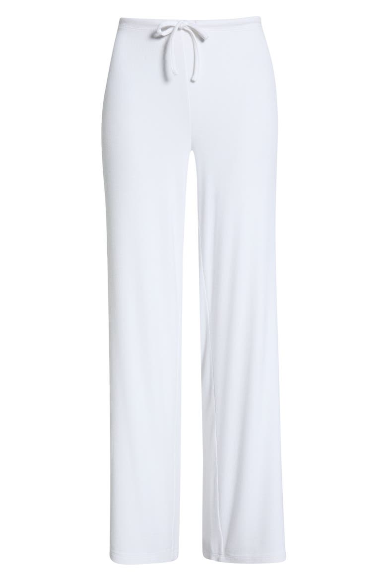Daydream Rib Lounge Pants, Alternate, color, WHITE
