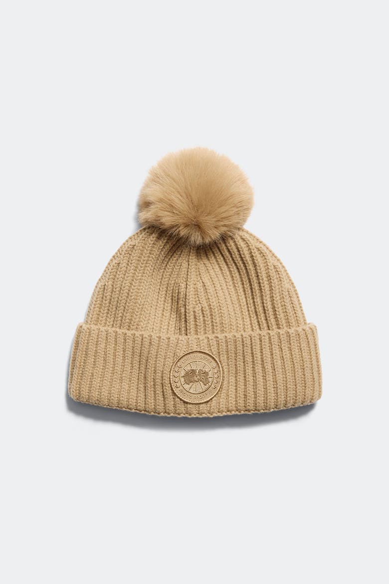 Cashmere Blend Pom Toque, Alternate, color, Timber Sand