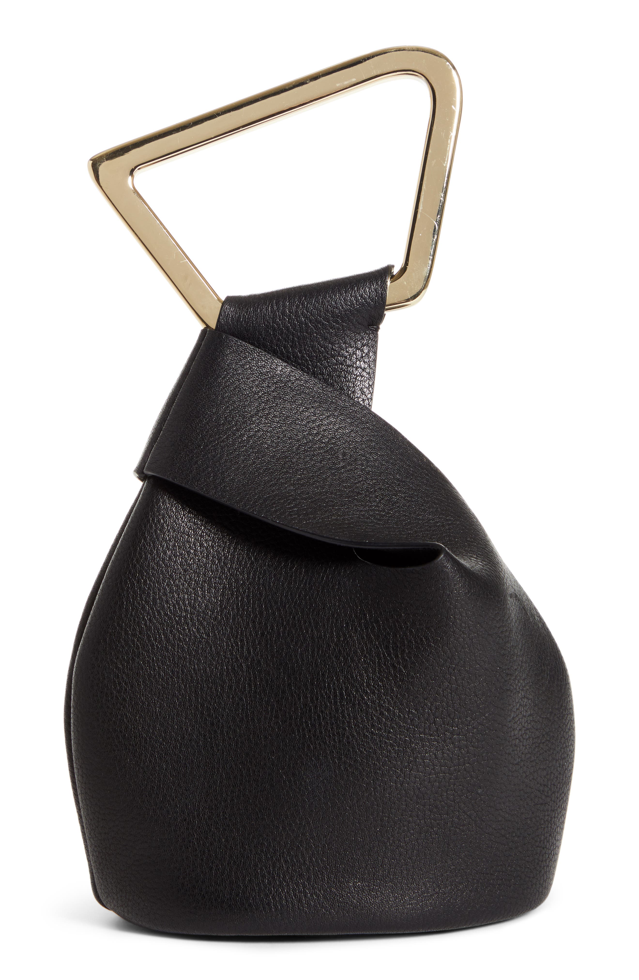 Cult Gaia Mini Astraea Leather Tote, Main, color, 