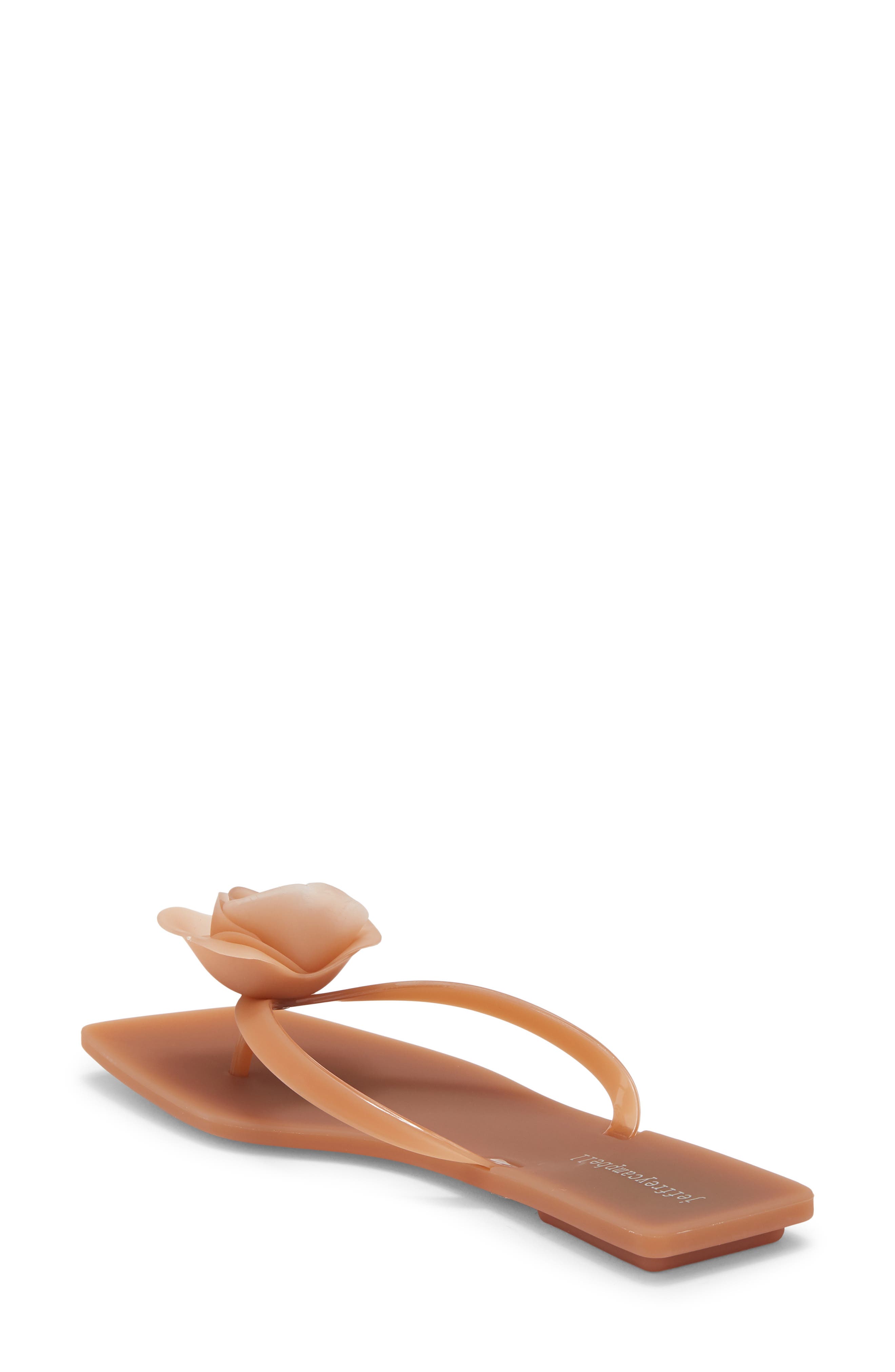 Jeffrey Campbell Sweeten Flip Flop, Alternate, color, Natural Matte