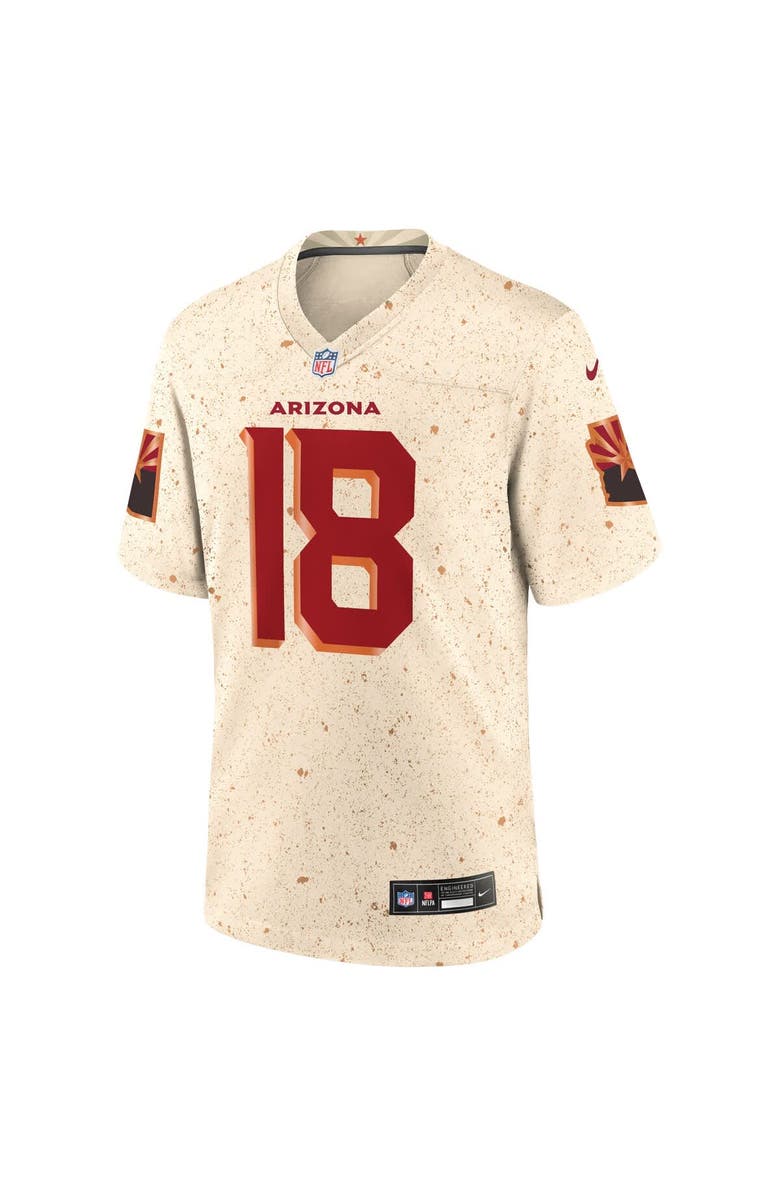 Nike Men's Nike Marvin Harrison Jr. Natural Arizona Cardinals 2025 Rivalries Collection Game Jersey, Alternate, color, Natural