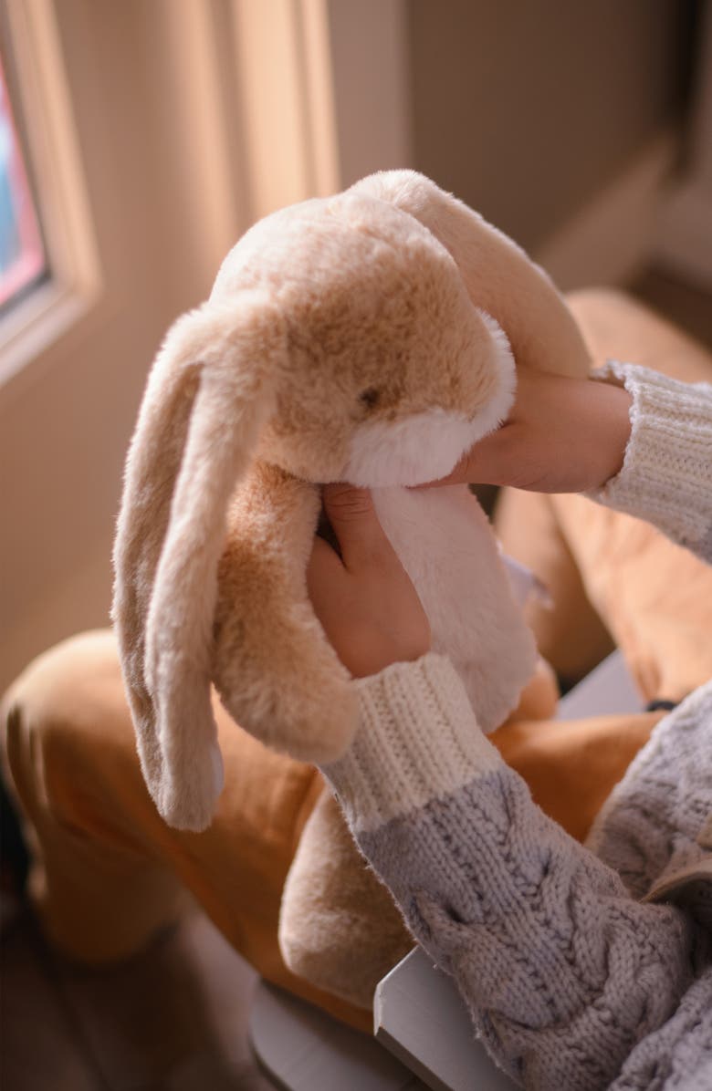 Bunnies by the Bay Little Floppy Nibble Bunny Stuffed Animal, Alternate, color, Tan