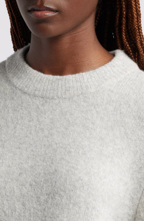 Wyeth Darby Wool & Yak Blend Crewneck Sweater In Fog