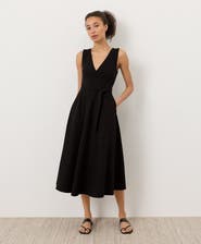 Pact Fit & Flare Easy V-Neck Dress Made With Organic Cotton