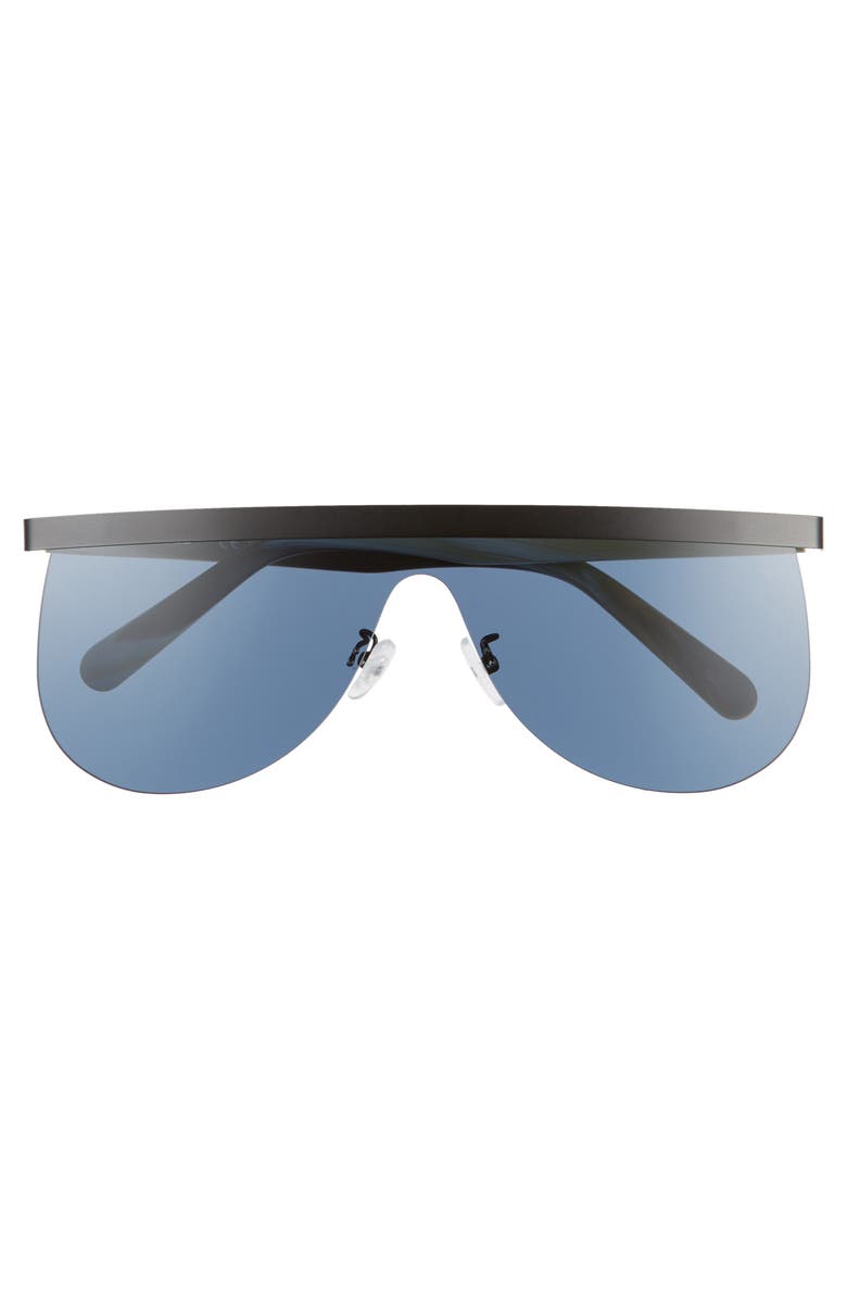 Courrèges The Mask 99mm Flat Top Shield Sunglasses, Alternate, color, 