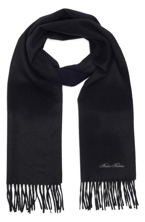 Wool & Cashmere Fringed Scarf