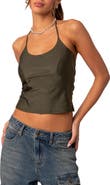 EDIKTED Sara Crop Halter Top