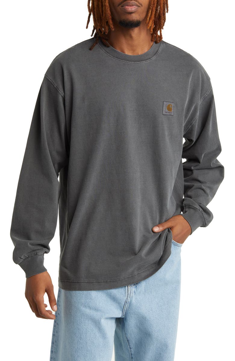 Carhartt Work In Progress Vista Long Sleeve Cotton T-Shirt, Main, color, 