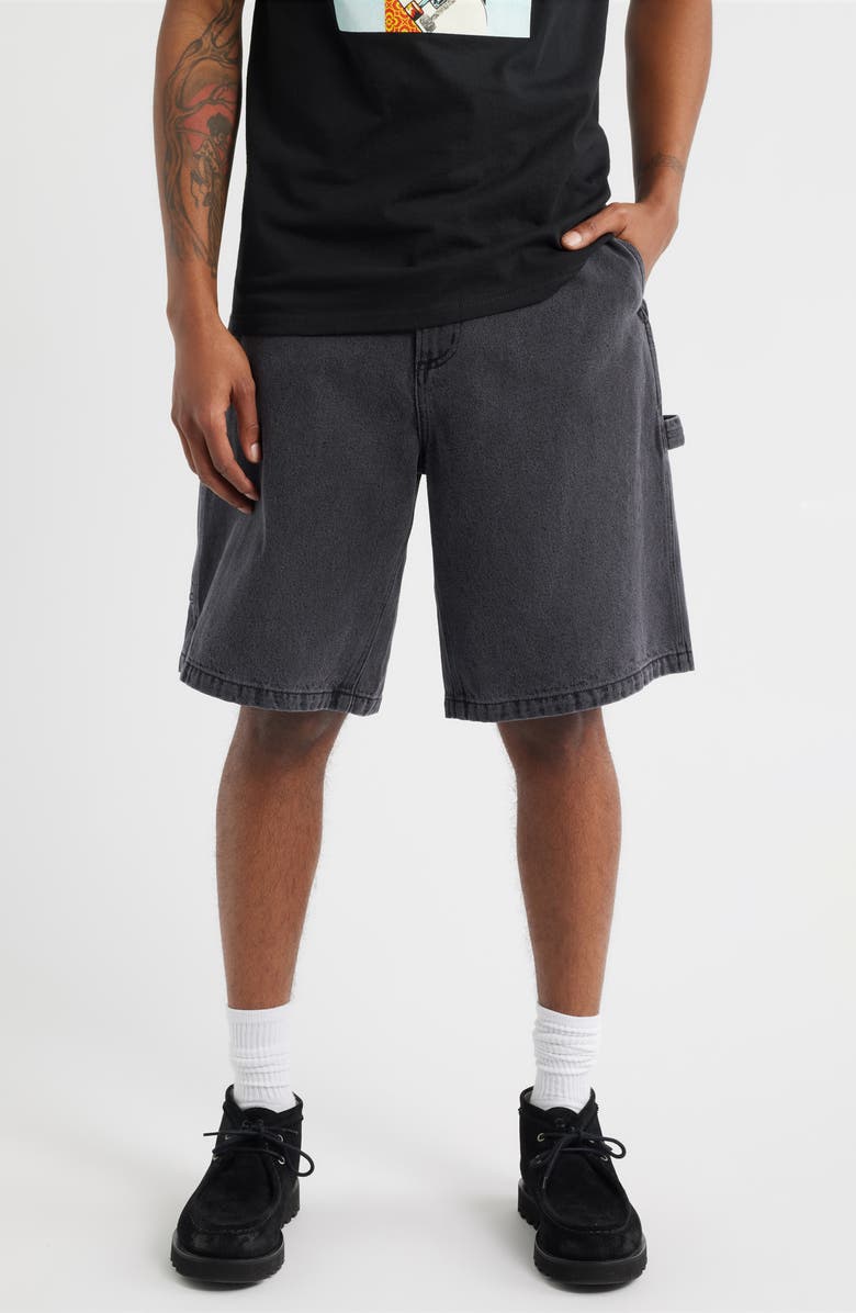 Obey Bigwig Denim Carpenter Shorts, Main, color, 