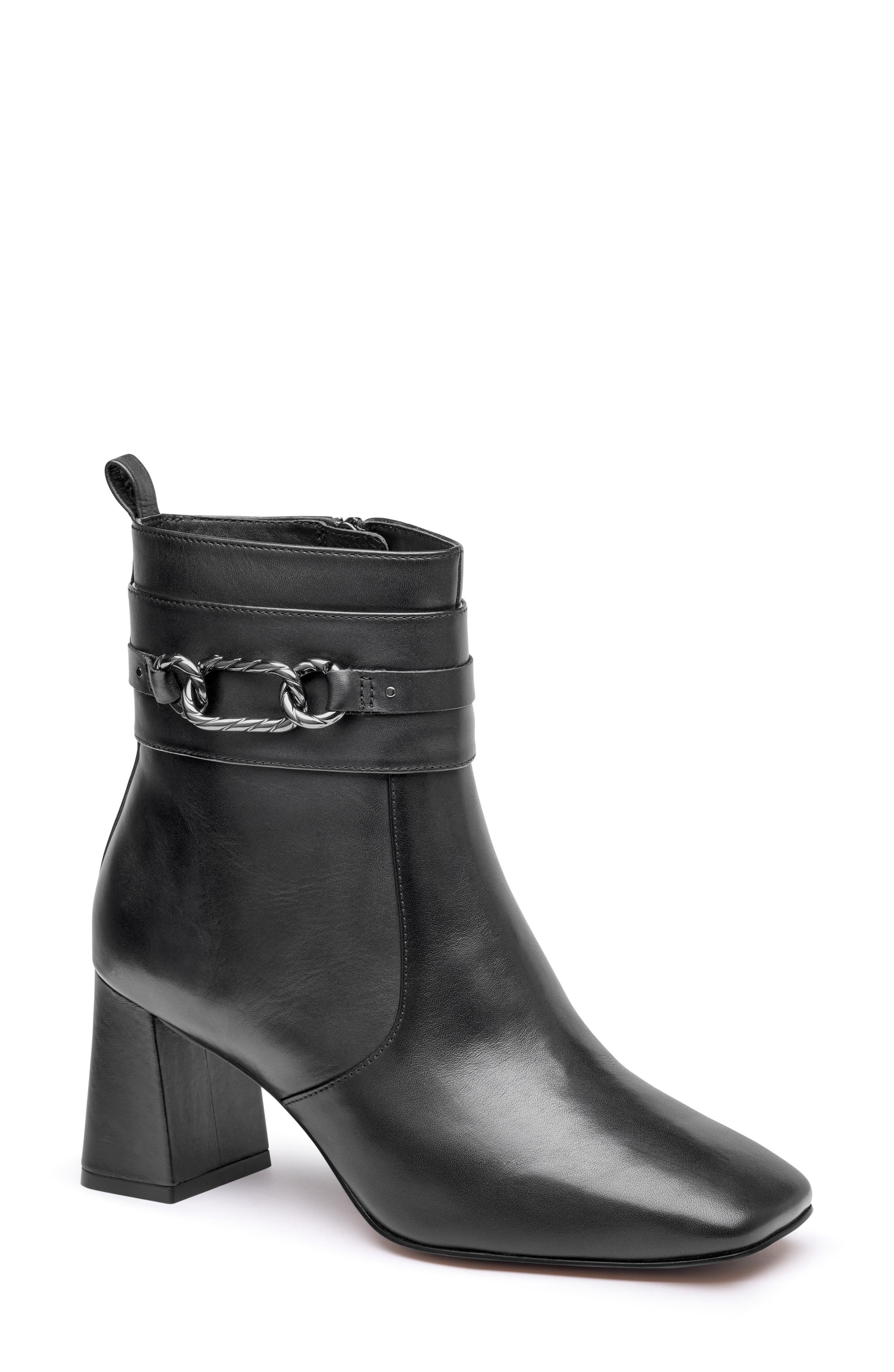 BLACK NAPPA LEATHER
