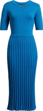 Elie Tahari The Vesper Knit Midi Dress