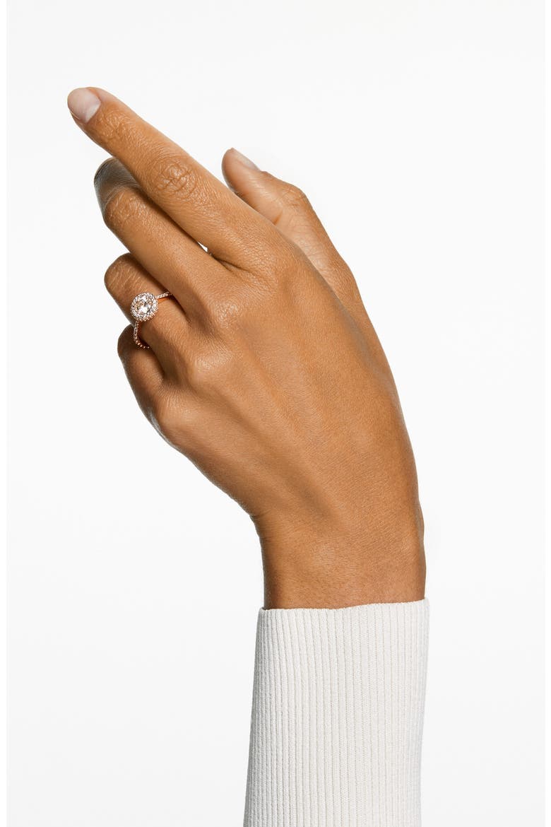 Una Ring, Alternate, color, WHITE/ROSE GOLD