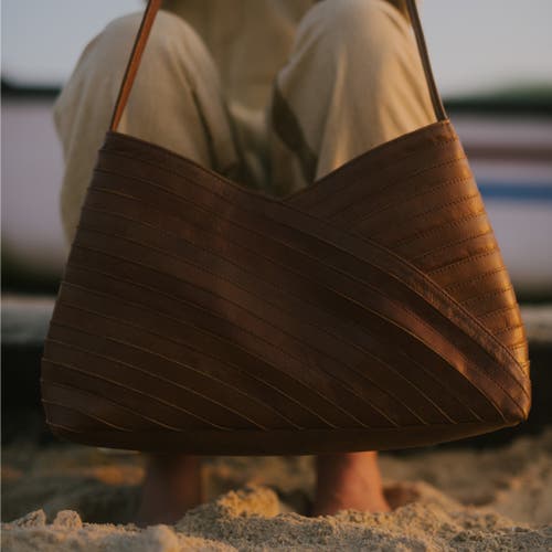 Joyn Crisscross Handbag In Brown