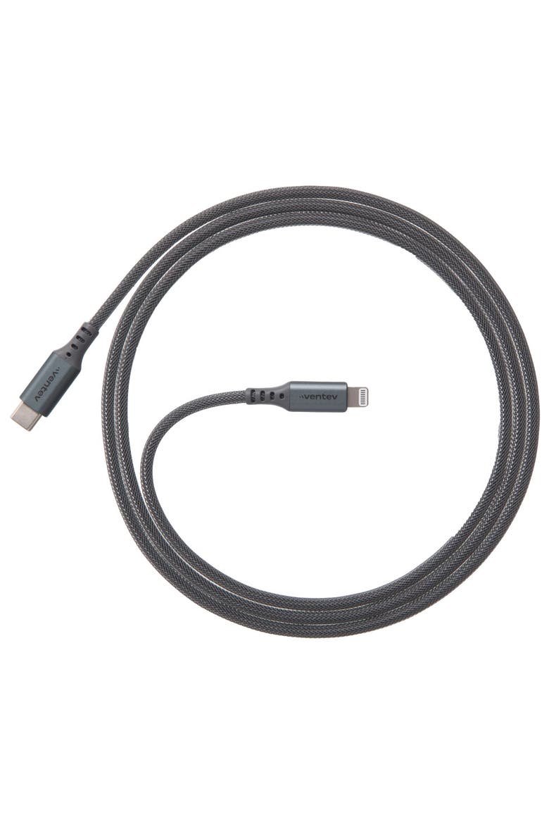 Alloy USB-C to Apple Lightning High Speed Ultradurable 4 Foot Cable, Main, color, Silver