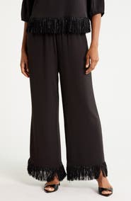 MELLODAY Fringe Wide Leg Pants