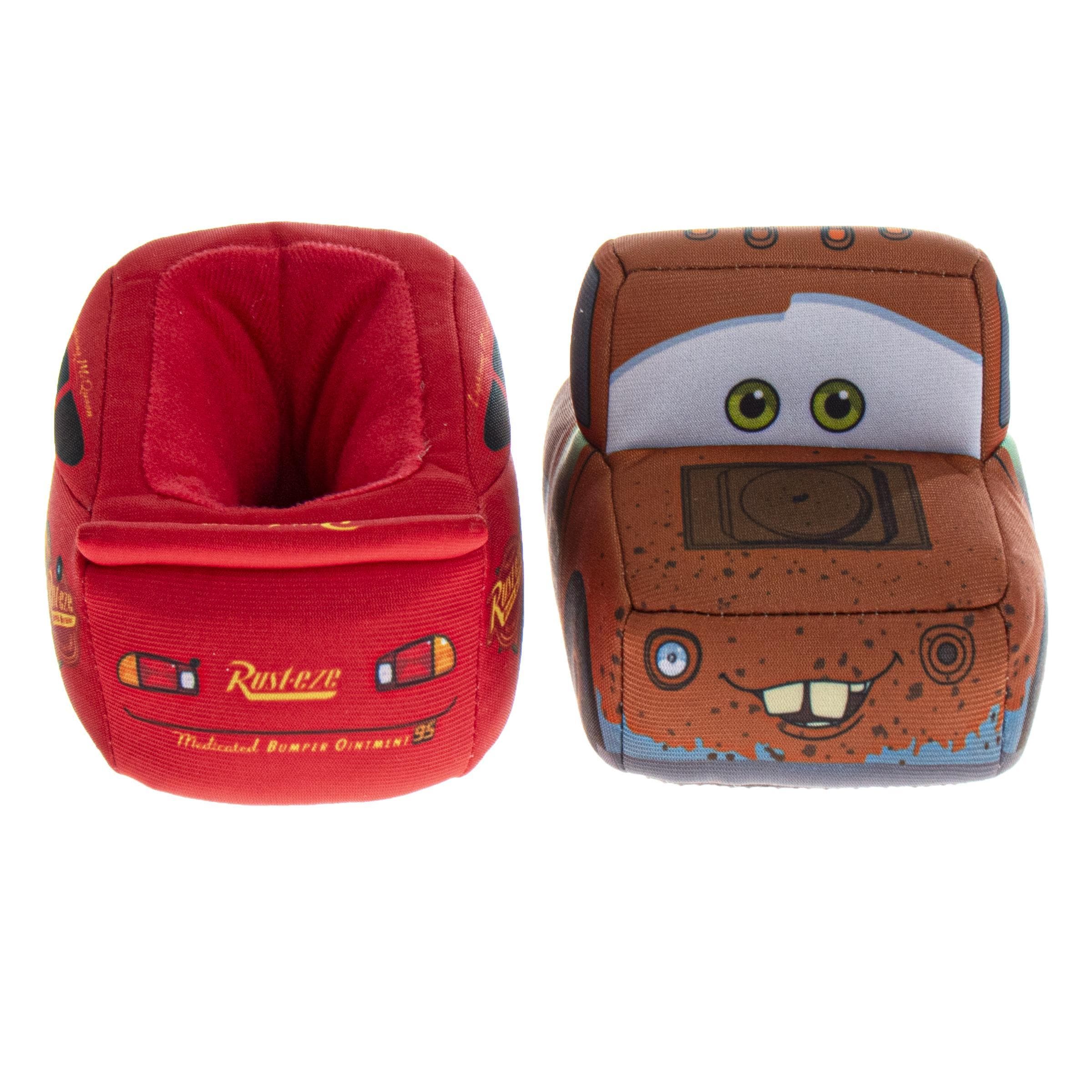 Disney Pixar Cars Lightning McQueen Boys Slippers, Alternate, color, Blue/Red