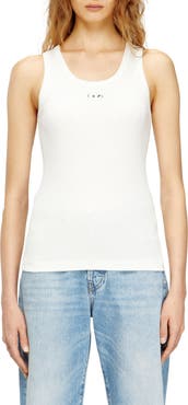 DIESEL® T-Anki-OD Metallic Oval D Cutout Rib Tank