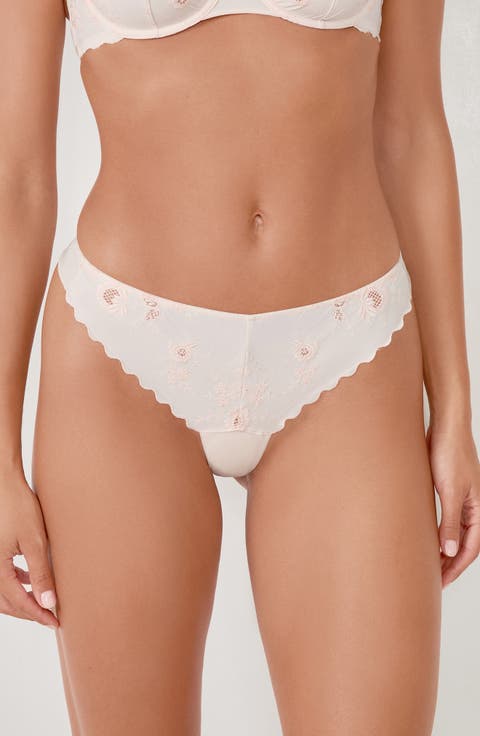 Ravissante Bresilien Ravis Embroidered Thong