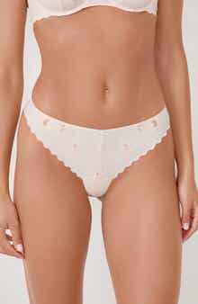Etam Ravissante Bresilien Ravis Embroidered Thong