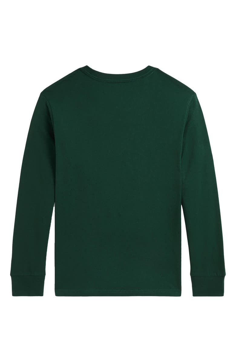 Polo Ralph Lauren Kids' Long Sleeve Jersey Graphic T-Shirt, Alternate, color,