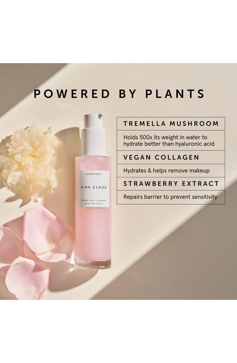 Herbivore Botanicals Pink Cloud Creamy Jelly Cleanser, Alternate, color,