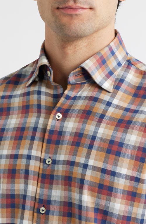 Johnnie-o Jonstone Check Top Shelf Cotton Twill Button-up Shirt In Multi