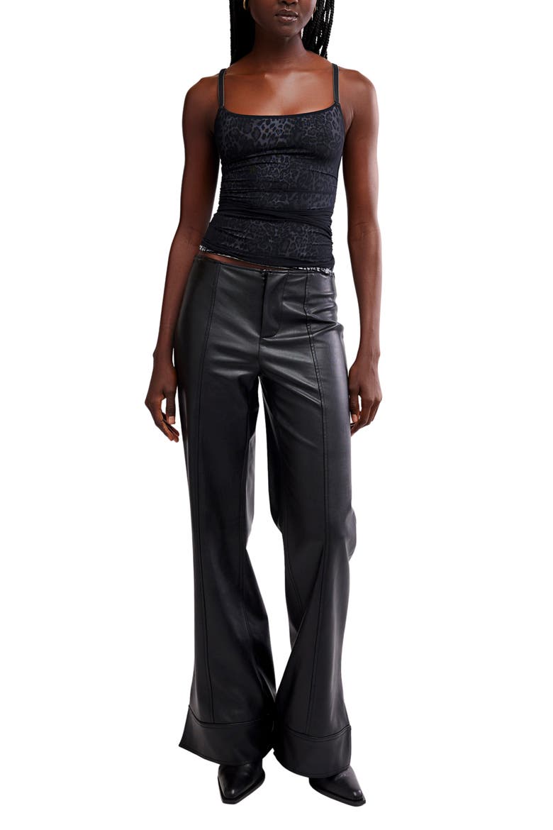 Sugar and Spice Animal Print Camisole, Alternate, color, BLACK/ GREY CHEETAH