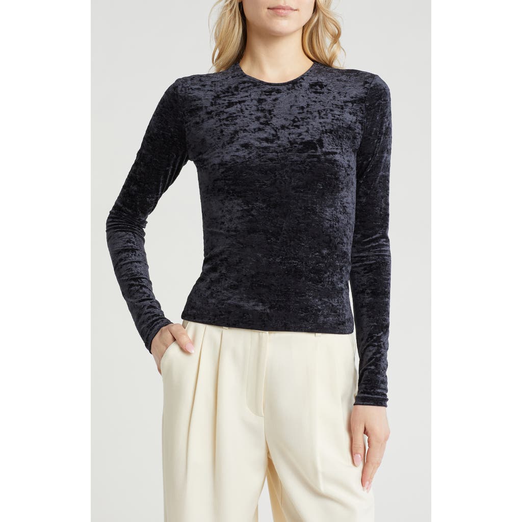 Frame Crushed Velvet Top