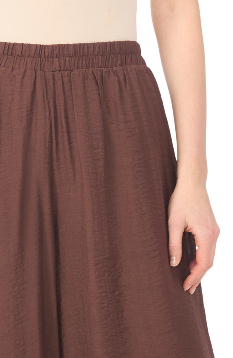 Halogen<sup>®</sup> Semisheer Wide Leg Pants, Alternate, color, Chocolate