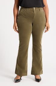 Wit & Wisdom Corduroy Flare Leg Pants