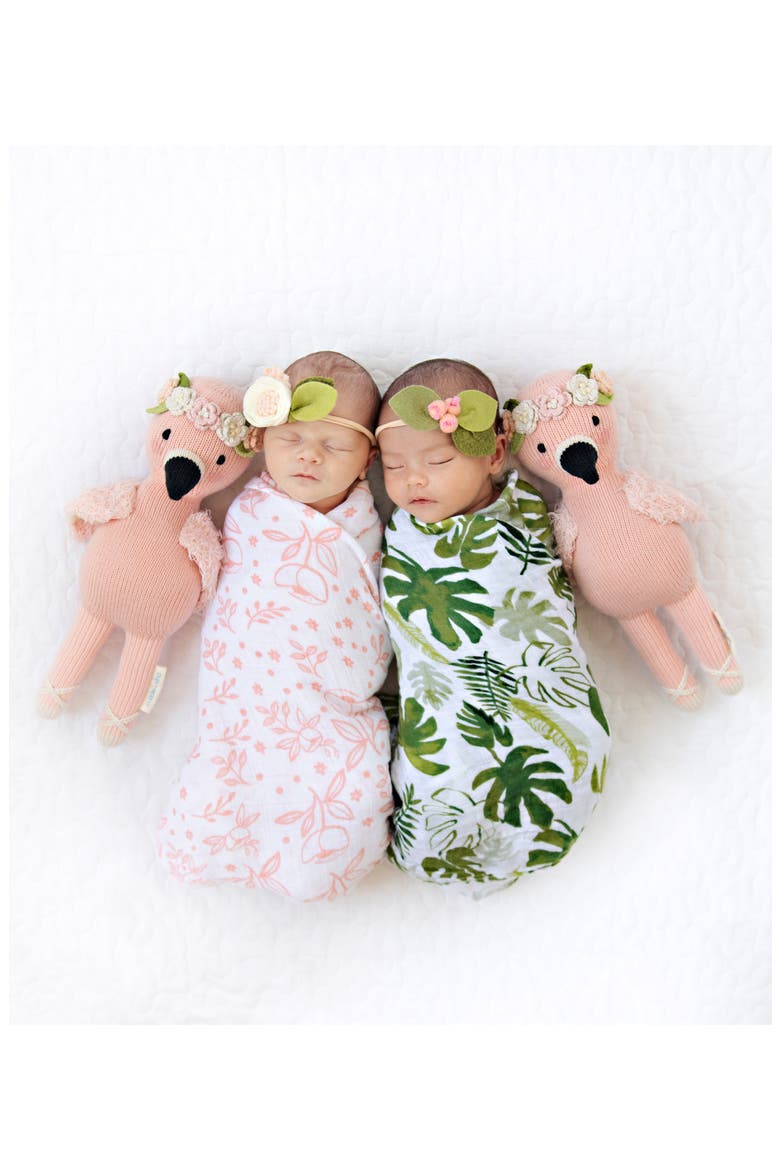 cuddle + kind Mini Penelope the Flamingo Stuffed Animal, Alternate, color, PINK