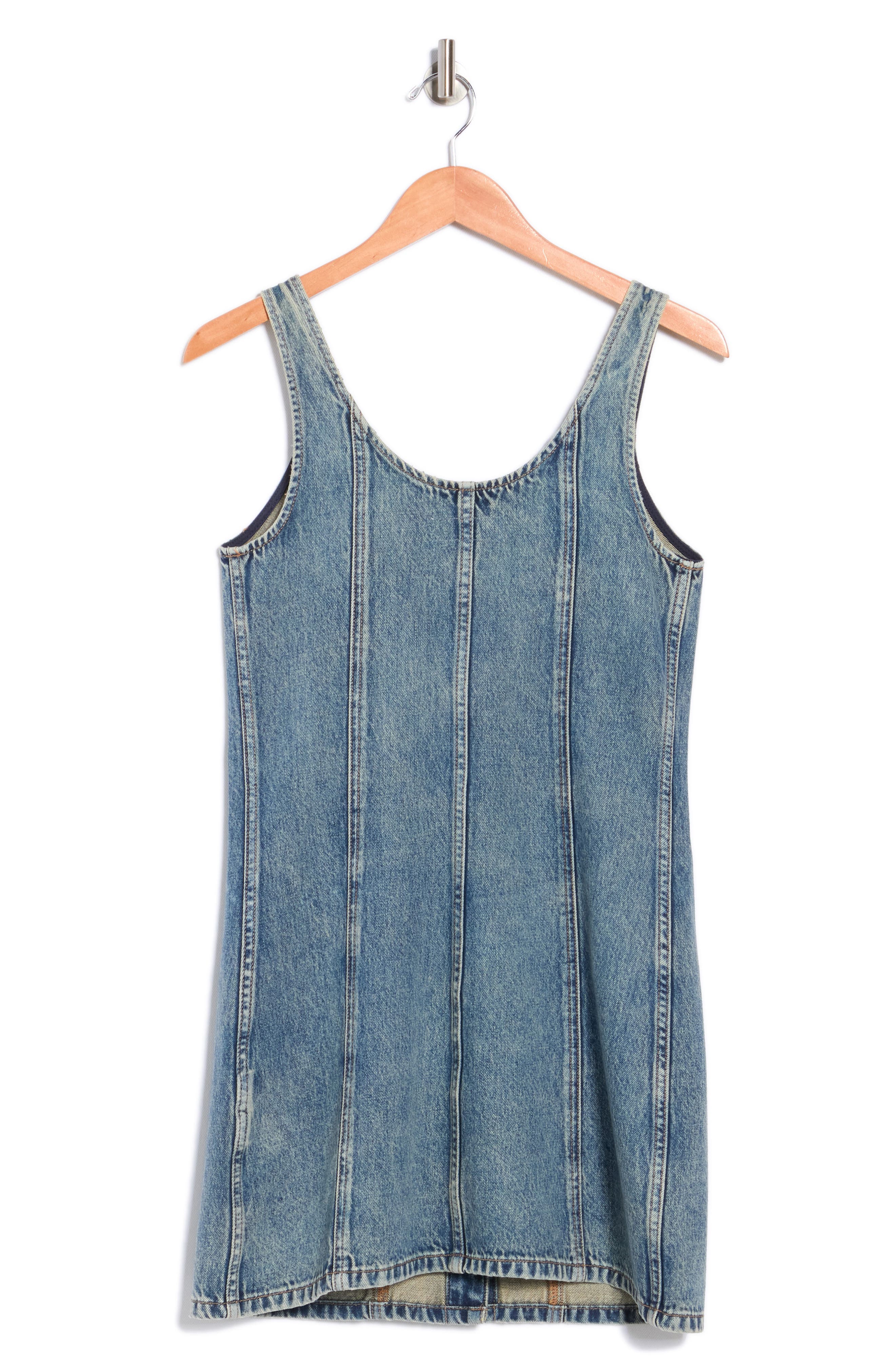 rag & bone Lorraine Sleeveless Denim Minidress (Women)