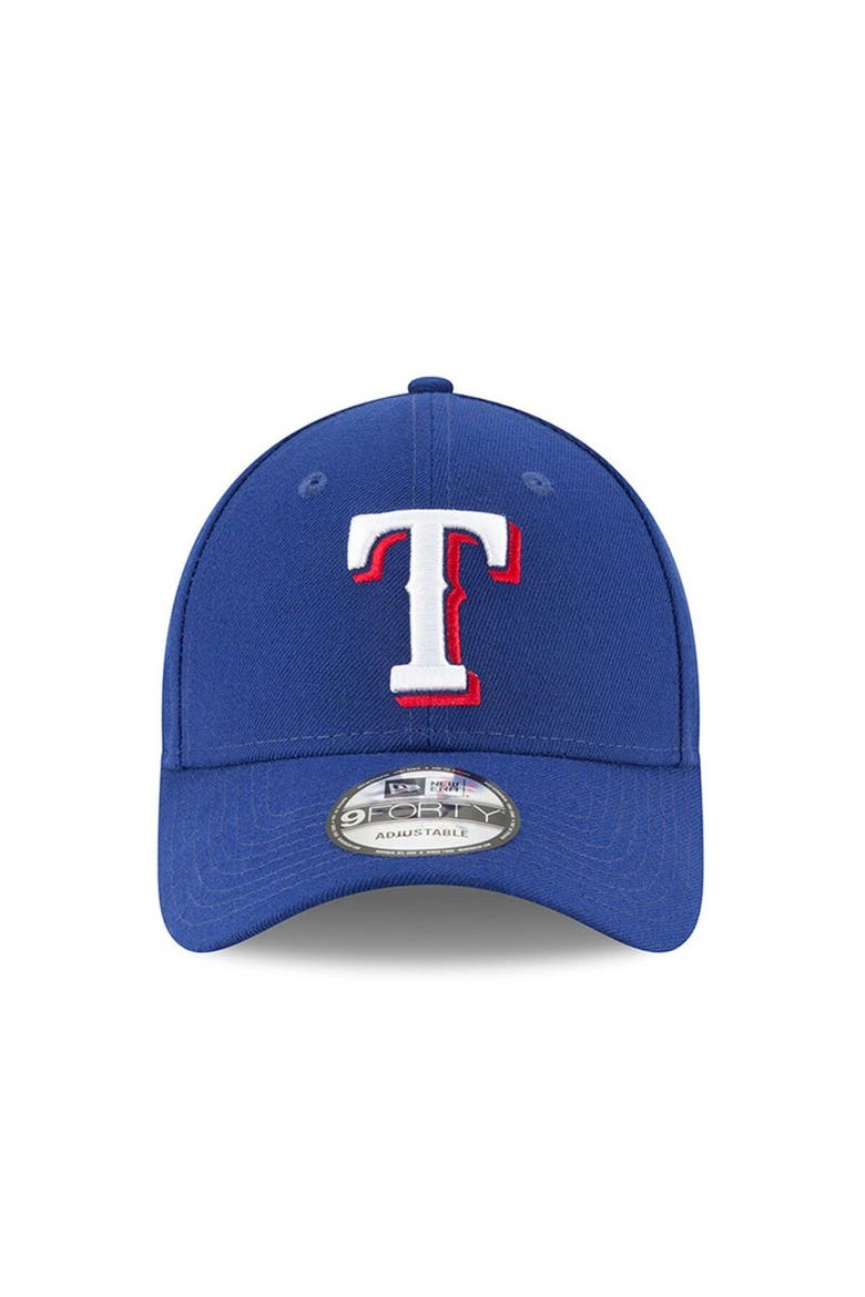 Men's New Era Royal Texas Rangers League 9FORTY Adjustable Hat -, Alternate, color, Royal