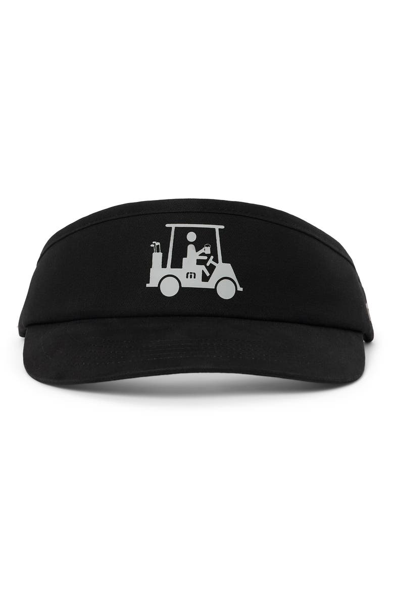 TravisMathew Mapes Golf Visor, Alternate, color, Black