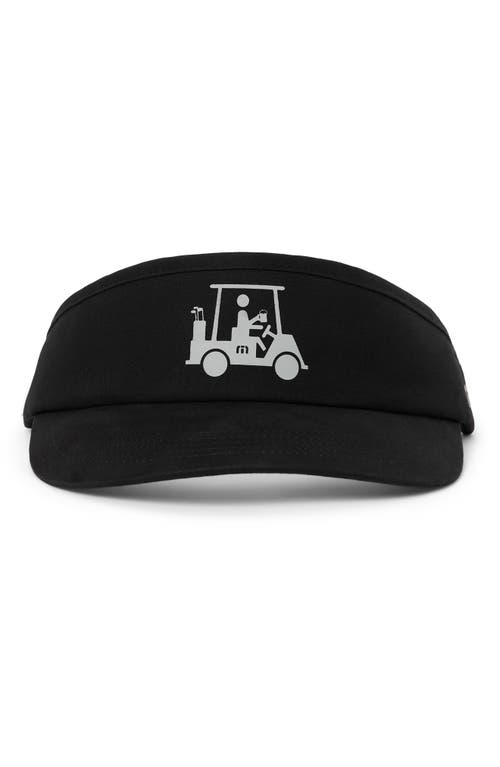 Travismathew Mapes Golf Visor In Black
