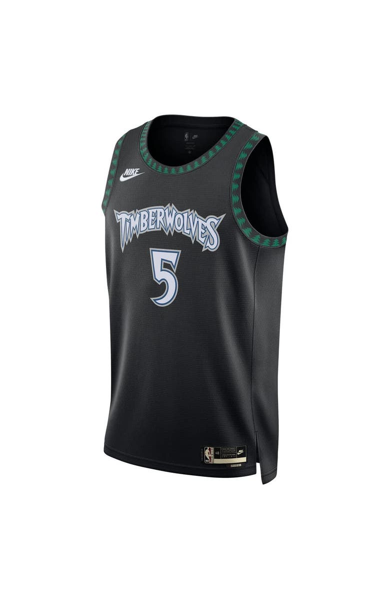 Nike Unisex Nike Anthony Edwards Black Minnesota Timberwolves Swingman Jersey - Classic Edition, Alternate, color, Black