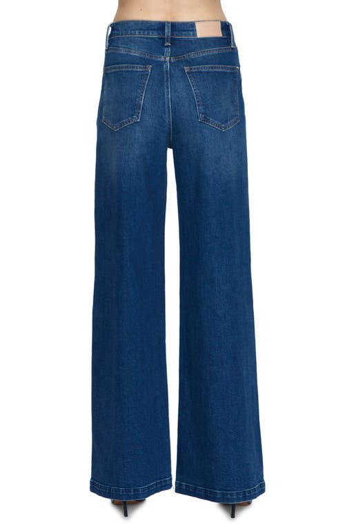 Pistola Lexi Mid Rise Bowed Straight Leg Jeans In Artisan