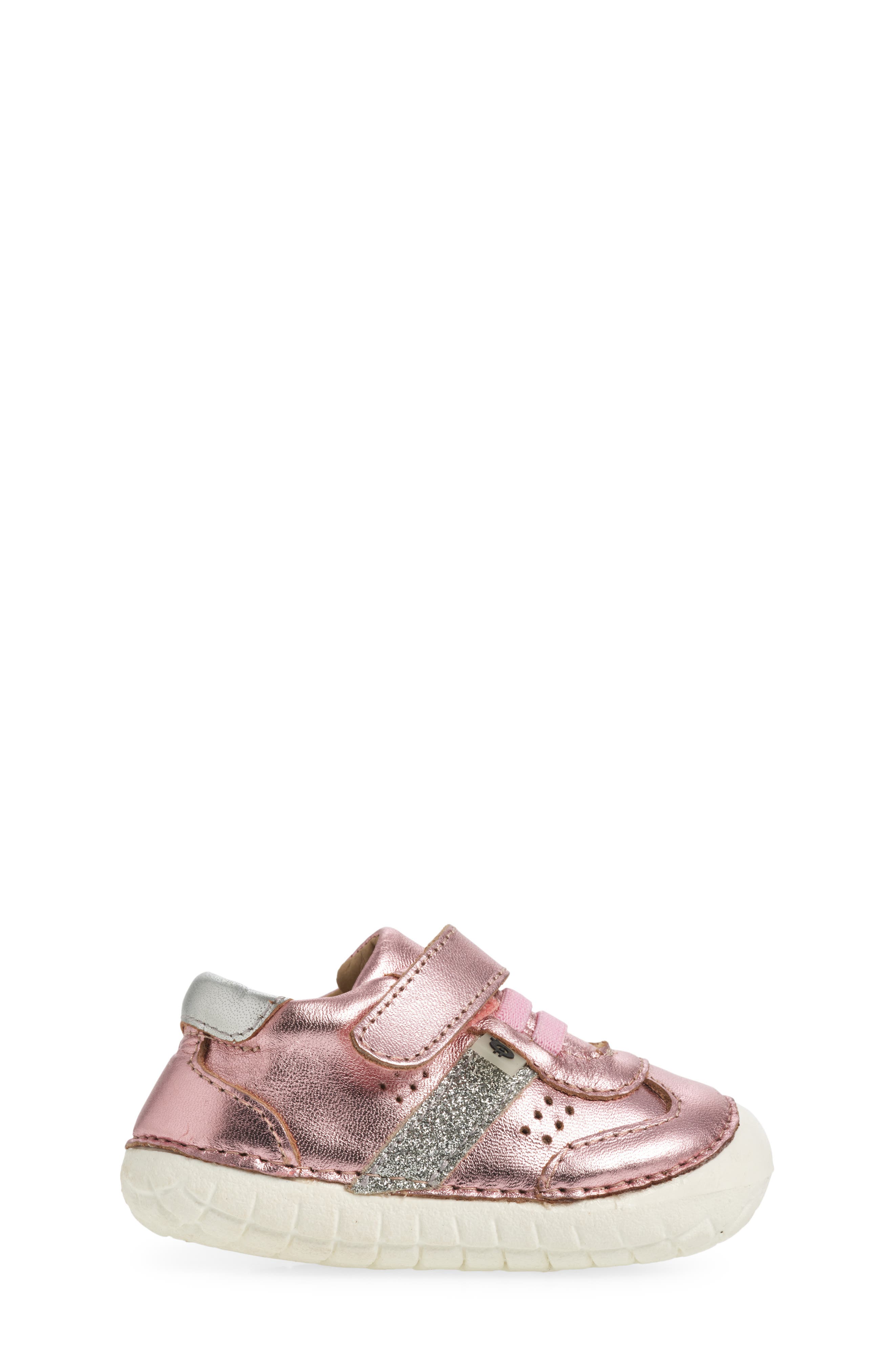 OLD SOLES Kids' Roady Pave Sneaker, Alternate, color, Pink Frost / Silver