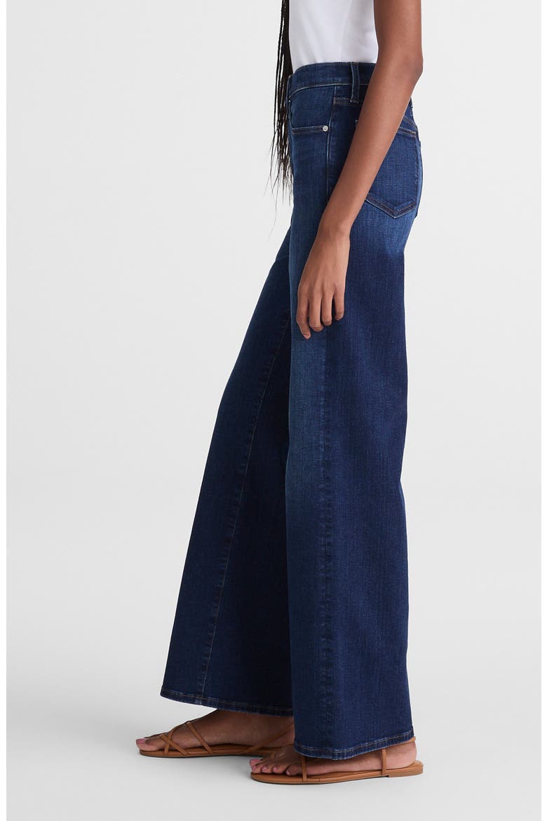 The Super Stretch Wide Leg Jeans, Alternate, color, DEEP OCEAN WASH