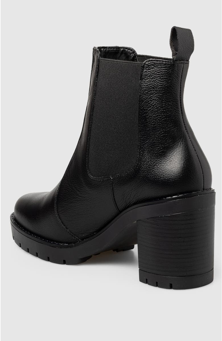 Manela Pera Block Heel Chelsea Bootie, Alternate, color, Black