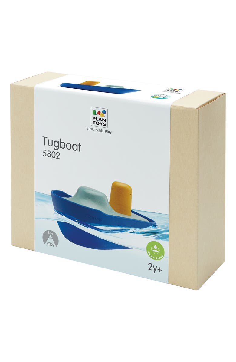PlanToys<sup>®</sup> Tugboat Bath Toy, Alternate, color, Assorted