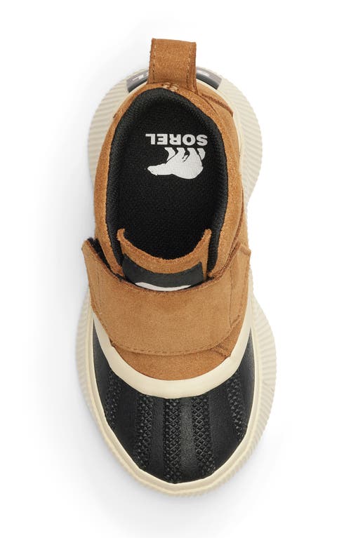 Sorel Kid's Out N About Waterproof Suede Boots, Toddlers/kids In Taffy/black