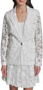 KARL LAGERFELD PARIS All Over Lace Blazer