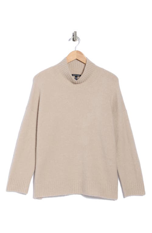 Eileen Fisher Cashmere Blend Bouclé Turtleneck Sweater In Neutral